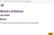 Defence ministry website hacked